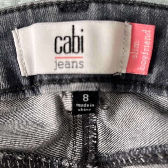 𝅺Cabi slim boyfriend skinny Celeste wash jeans 3191 size 8 - Picture 5 of 6